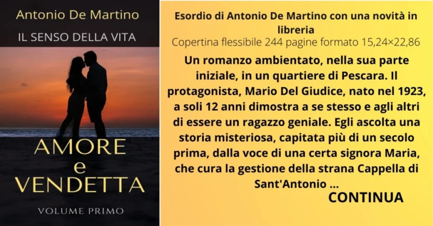 Esordio per Antonio De Martino